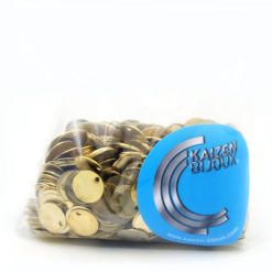 Chapa Redonda 10mm dorado 2ª