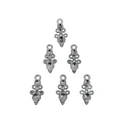 Dije Espejito para 2 strass con rulo