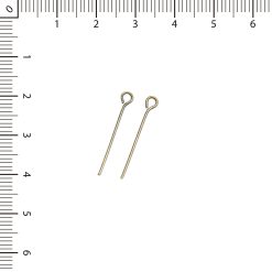Alfiler 3cm bronce c/rulo