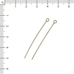 Alfiler 5cm bronce c/rulo