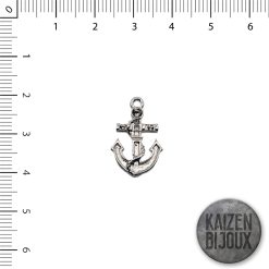 Ancla chica con base para strass