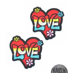 Aplique Termoadhesivo Corazon Love