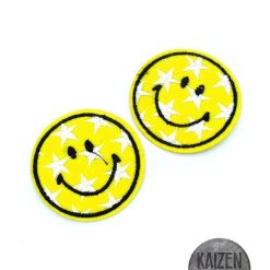 Aplique Termoadhesivo Smile Con Estrellas