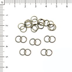 Argollas 7mm bronce