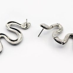 Aro serpiente mediana niquel con Fru Fru