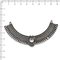 Base banana Trenzado Plata Vieja