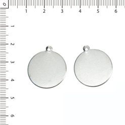 Base Medalla 22mm Niq.