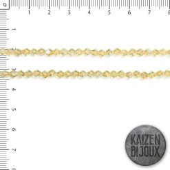 Bicono Cristal Champagne 4mm