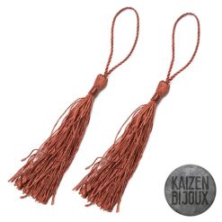 Borla Marron 8cm seda