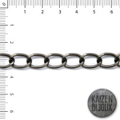 Cadena Chanel limada Alu Peltre