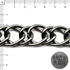 Cadena Aluminio Groumet Doble Peltre