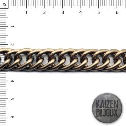 Cadena Aluminio groumet doble bce.