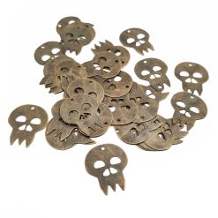 Calavera Chapa chica Bronce