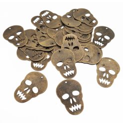 Calavera chapa grande Bronce