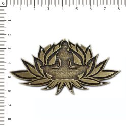 Centro Collar Loto c/yogi Bronce Viejo