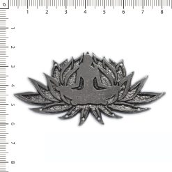 Centro Collar Loto yogi Niquel Pat