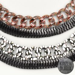 Collar de Aluminio Cadena Animal Print