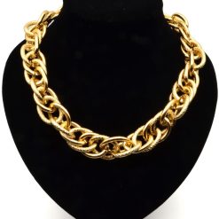 Collar Tourbillon Dorada Aluminio