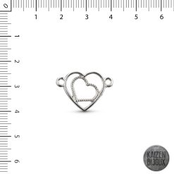 Corazón doble agarre