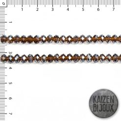 Cristales Dona 6mm Marron