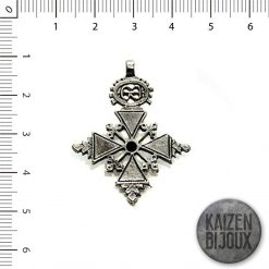 Cruz cuadrada 40 mm niquel