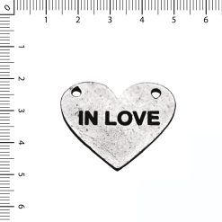 Dije Corazon "IN LOVE" doble agarre