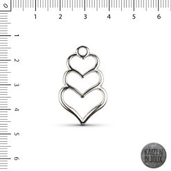 Dije Triple corazón