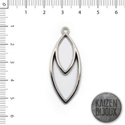 Dije Oval doble hueco