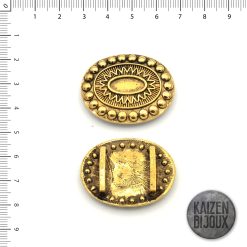 Dije Ovalado Doble Agarre Escondido