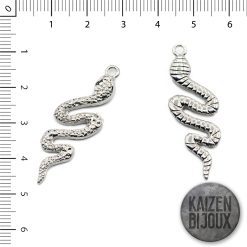 Dije Serpiente chica niquel (OFERTA)