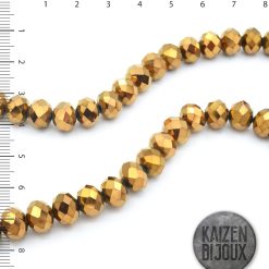 Dona Cristal Dorado 10mm