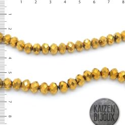 Dona Cristal Dorado 8mm