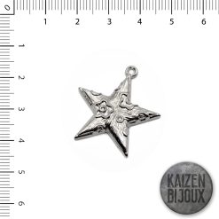 Estrella 26mm con dibujo