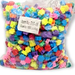 Florcitas lisas de Fimo Pasantes