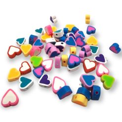 Corazón 2 colores Fimo