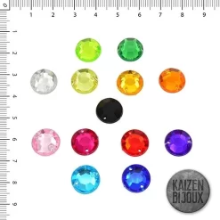 Gemas  para coser Redondas 12MM