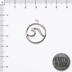 Medalla ola calada de 24mm