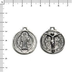 Medalla San Benito c/Cristo 30mm