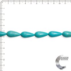 Piedras Reconstituidas Gota 12*25 Turquesa