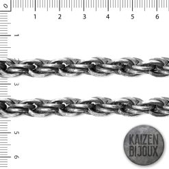 Tourbillon cerrada 1,8mm Plata vieja