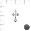 Cruz con cristo doble faz 26mm