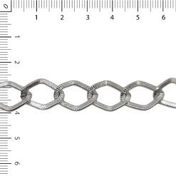Cadena Aluminio Romboidal punteada
