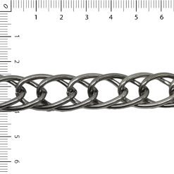 Cadena Aluminio Groumet Doble Peltre