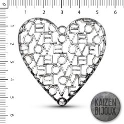 Corazon Love calado 50mm