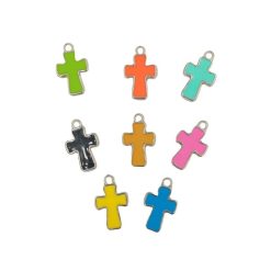 Crucecitas esmaltadas