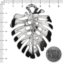 Hoja Monstera curva