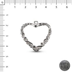 Silueta Corazon con grabado