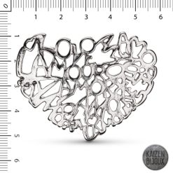 Corazon calado con palabras