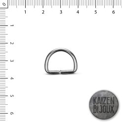 Argolla Medialunas 18 x 14 mm