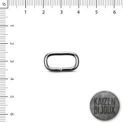 Argollas Rectangulares 20 x 11 mm